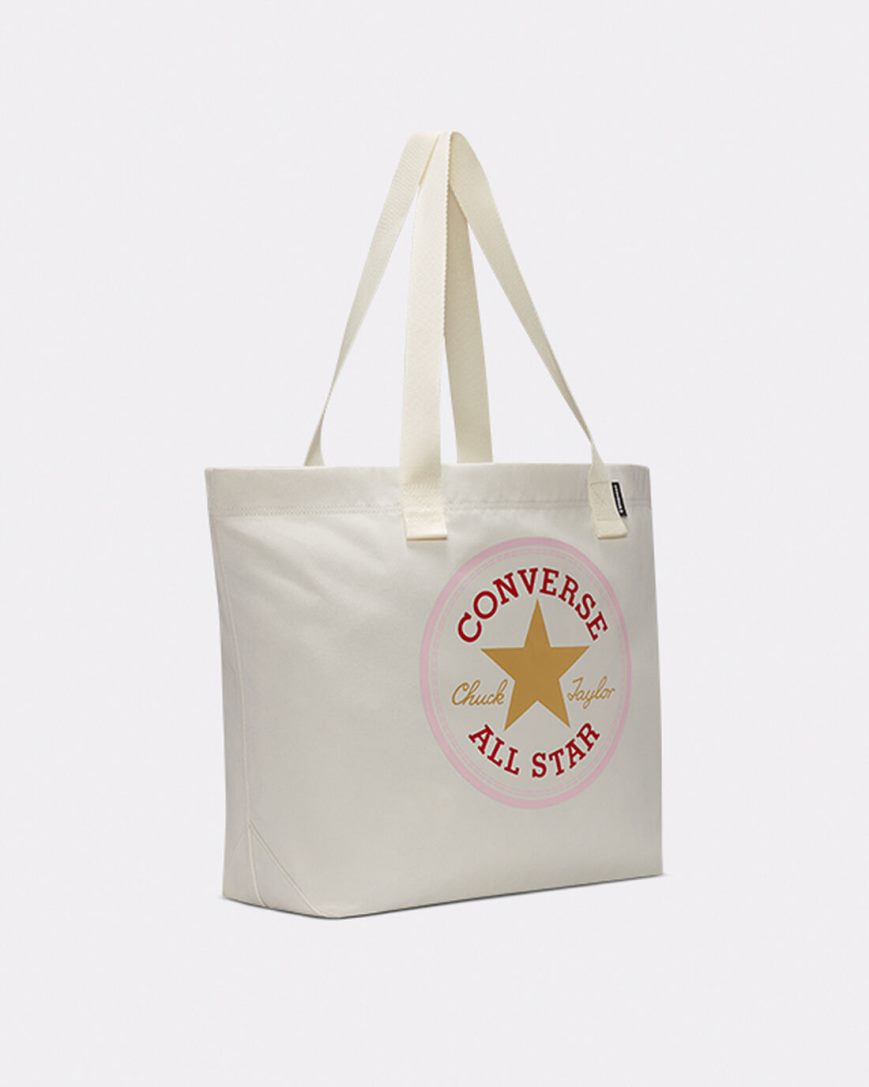 Genti Dama Converse All Star Patch Tote Bej | RO WD0FO643